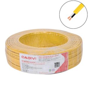 Dây điện đôi Cadivi VCmo-2x2.5 mm2 (Vàng) - 300/500V