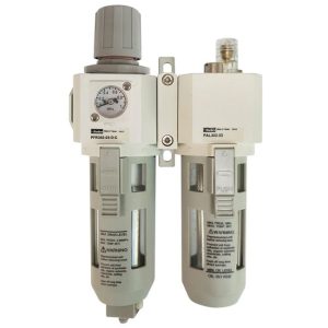 Bộ Lọc Khí - Chỉnh Áp - Cấp Dầu Xả Tay Parker Size 3/8 PCA302-03