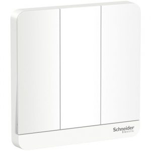 Ba công tắc 1 chiều 16A Schneider E8333L1LED_WE_G19