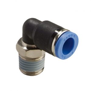Đầu nối chữ L Sang-A GPL0601 phi 6mm có ren 9.6