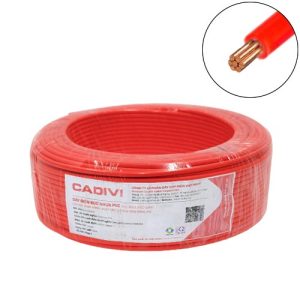 Dây cáp điện 1 lõi Cadivi CV-10 mm2 (Đỏ) - 0.6/1KV