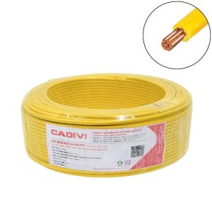 Dây cáp điện 1 lõi Cadivi CV-2.5 mm2 (Vàng) - 0.6/1KV