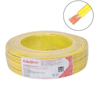 Dây điện đôi Cadivi VCmd-2x1 mm2 (Vàng) - 0.6/1KV