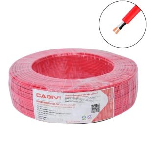 Dây điện đôi Cadivi VCmo-2x2.5 mm2 (Đỏ) - 300/500V