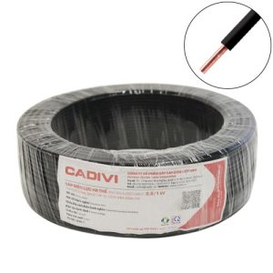 Dây điện đơn cứng Cadivi VC-1.5 mm2 (Đen) - 450/750V
