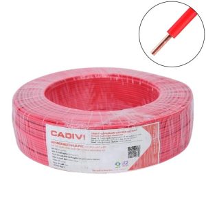 Dây điện đơn cứng Cadivi VC-4 mm2 (Đỏ) - 450/750V