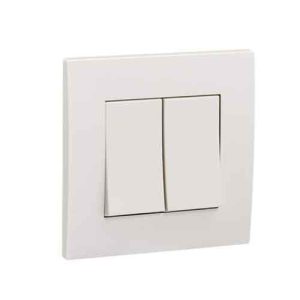 Công tắc đôi 1 chiều 16AX KB32_1_WE_G19