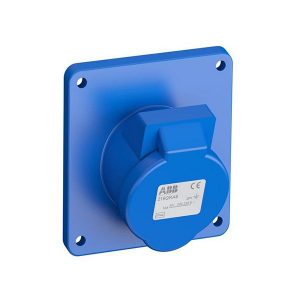 2CMA102149R1000 - Ổ cắm âm dạng nghiêng ABB 216BRA6 16A 2P+E 220-250V IP44