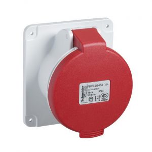 Ổ cắm âm Schneider PKF32G434, 32A, 3P+E, 400V