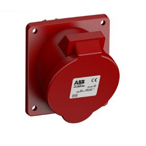 2CMA102168R1000 - Ổ cắm âm dạng nghiêng ABB 316BRA6 16A 3P+E 380-415V IP44